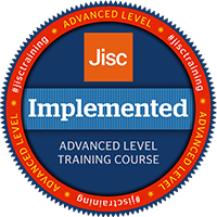 Jisc digital credential badge - Implemented